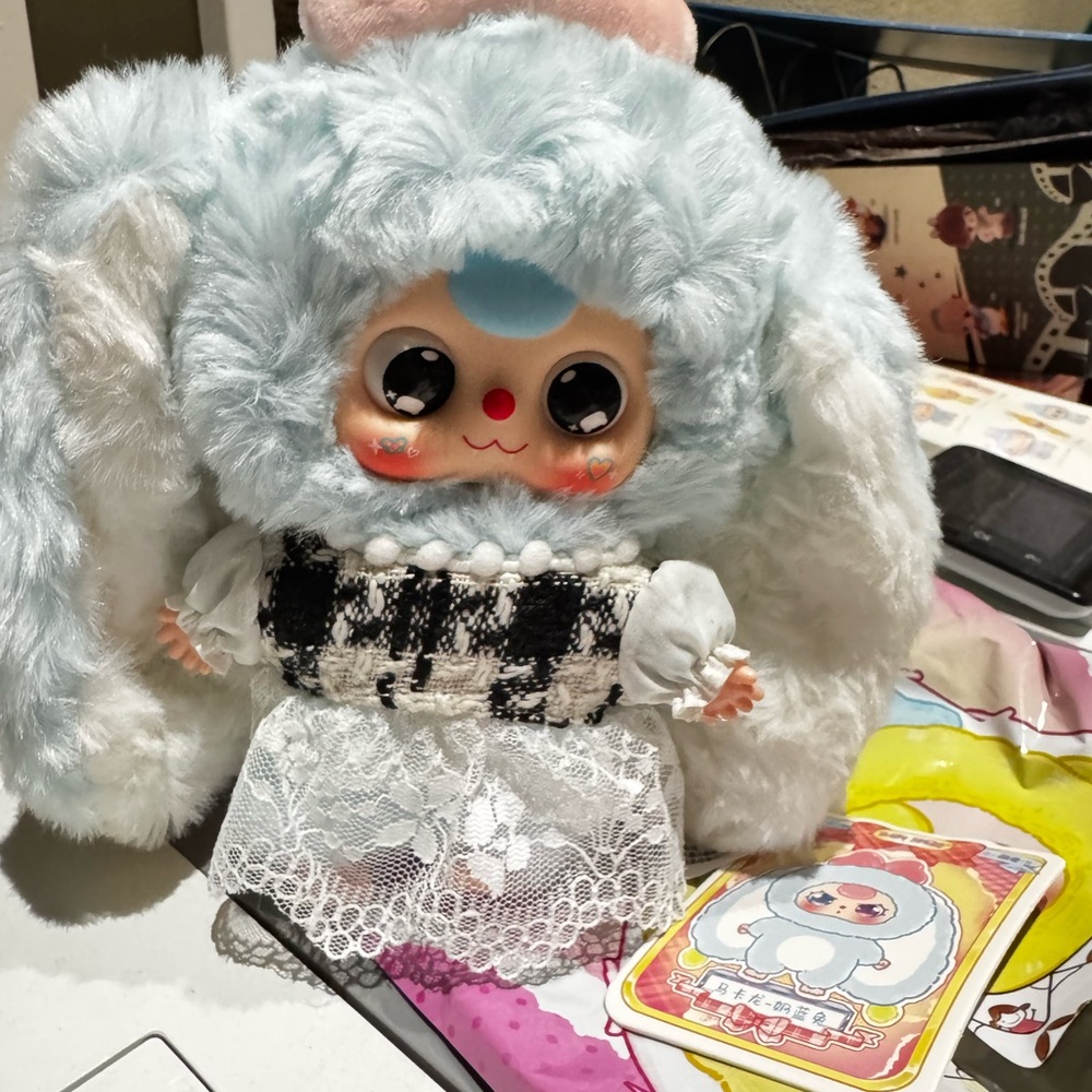 Adorable Blue Stuffed Animal Plush Toy